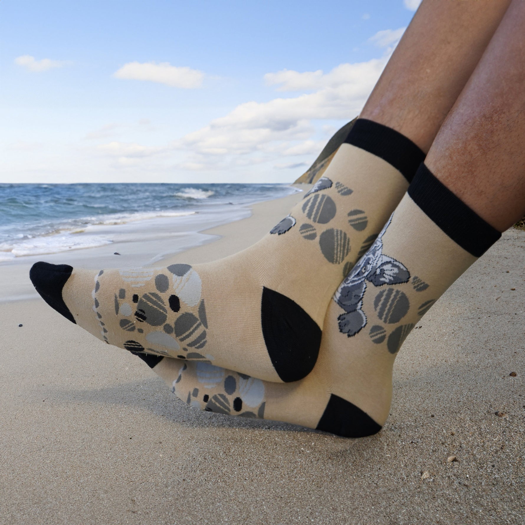 Frenchie French Bulldog Bamboo Crew Socks for Men, Men's Funky Dress Sock Made from Sustainable Bamboo