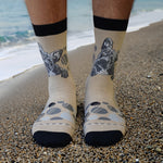 Frenchie French Bulldog Bamboo Crew Socks for Men, Men's Funky Dress Sock Made from Sustainable Bamboo