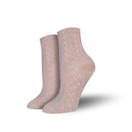 Pink Cable Knit Style Bamboo Socks for Women, Moisture-Wicking and Sustainable Bamboo Socks